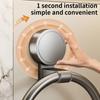 Suction Towel Rack Waterproof Rotatable for Bathroom Hand Towel Ring Sink Wall-Mounted Strong Hold Bathroom Organizer
