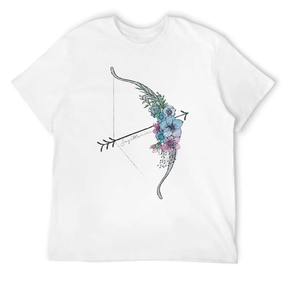Созвездие Стрельца Двенадцать (5) Футболка Harajuku Sports Casual Top Tee Casual Graphic Fitness Размер США