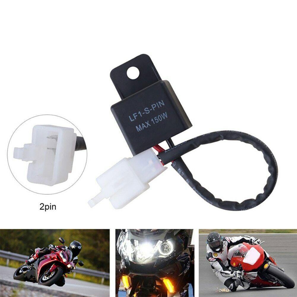 2PIN 12V Motorcycle Adjustable LED Turn Warning Relay Accessory MT09 FZ1 FZ6 R6 Flash MT G0R6