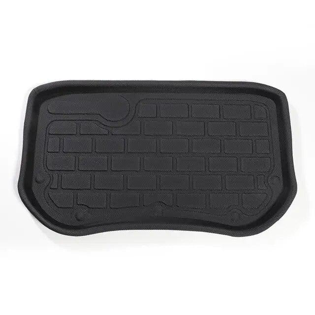 For Tesla Model 3 2017- TPE Custom Lower Trunk Mats All-Weather Waterproof And Wearable Mat Sub-Trunk Carpet (Piano Model)