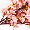 Yousheng 3 шт. искусственные ветки сакуры, многоразовые искусственные шелковые стебли сакуры, розовые или белые ветки сакуры для вазы, свадьбы, домашней вечеринки