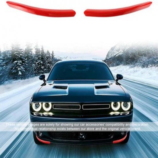Накладка на передний бампер, рамка, окантовка для Dodge Challenger SXT 15+