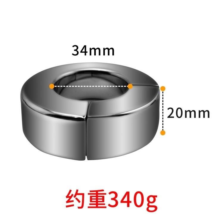 Металлический кулон из нержавеющей стали для мошонки, связывание, магнит, адсорбция, пенис, задержка, кулон, кольцо для взрослых