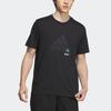 Adidas X SEEBIN Collaboration SS23 T Shirts Men's Black Crew Neck Moderate Straight Fit IA8155