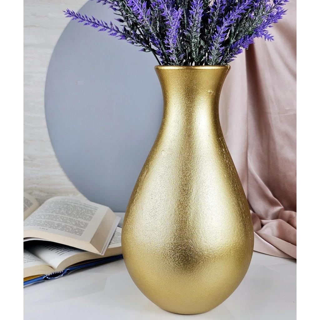 1 Pc Wooden Vase for Home Decor | Decorative Aesthetic Showpiece for Living Room, Bedroom, Office, Balcony, Center Table | Lightweight,