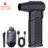Pocket Air Compressor Car Fan 400/130,000RPM Turbo Jet Fan Blowing Snow Washer Brush Tools Air Duster Blower Cordless Air Pump