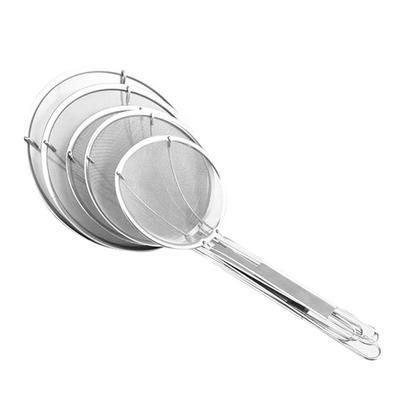 Длинная ручка из нержавеющей стали фильтр для муки фильтр для соевого молока фильтр для кулинарной ложки фильтр для закусок картофель фри кухонные принадлежности