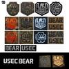 Светоотражающая ИК-ткань Escape from Tarkov Английская нашивка на липучке - USEC/BEAR Ночная идентификация