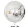 50/60 Inches 4D Balloons Rose Gold Round Balloons Valentine's Day Foil Balloons  Party Decorations