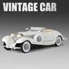 Szvm1 1:24 Mercedes-Benz 500K 1936 Классический автомобиль Сплав Модель автомобиля Звук и свет Оттяжка Детская игрушка Коллекционные предметы Подарок на день рождения