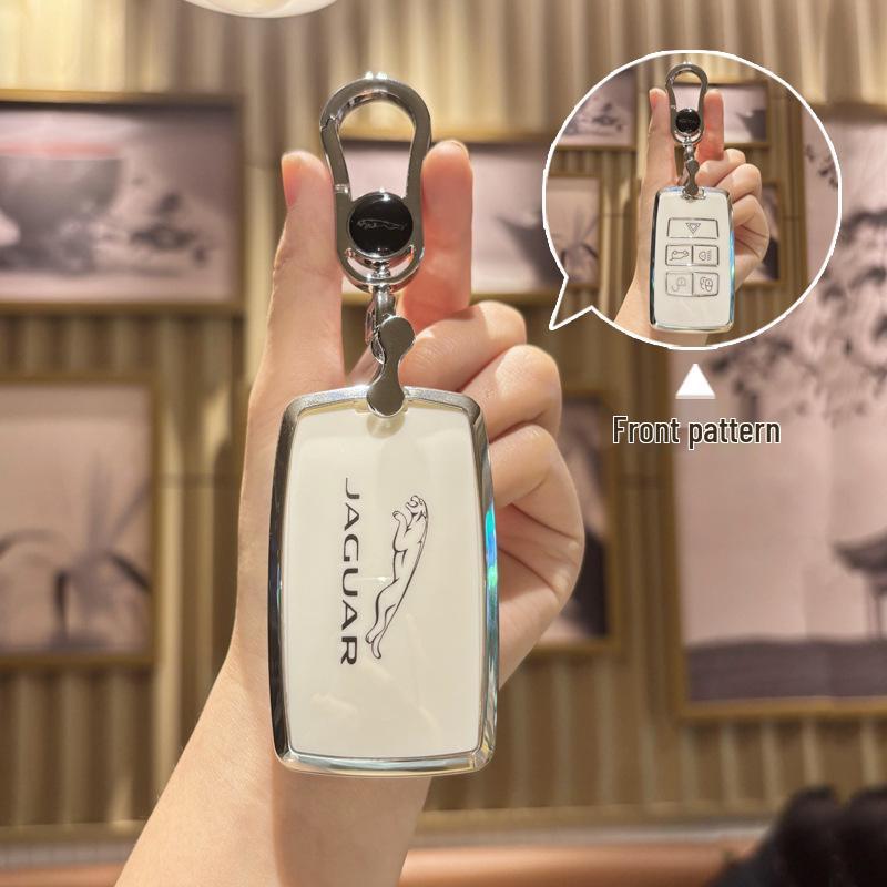 Стильный чехол для ключа Jaguar XFL/XEL/F-Pace/F-Type/E-Pace/XE с пряжкой для женщин