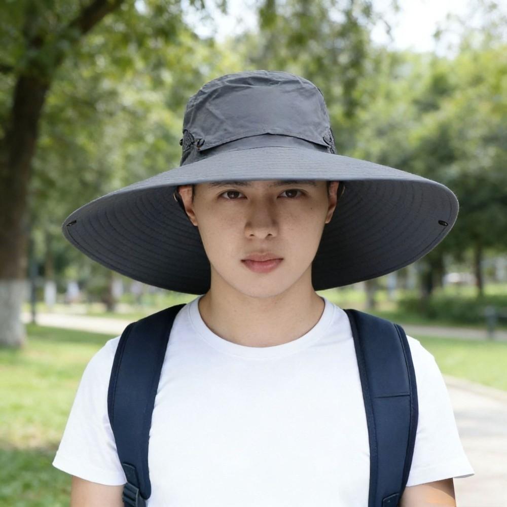 Detachable Sun Hat Quick Drying Beach Cap Fashion Fisherman Hat  Outdoor Sports