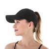 Breathable Ponytail Baseball Cap Adjustable Snapback Hat Simple Outdoor Sports Hat  Running
