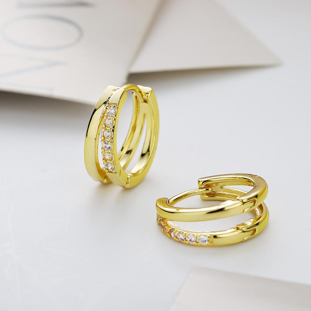Серьги-кольца из серебра 925 пробы для женщин, простые, с сердцем, цирконием, кругом, подвески, панк-украшения, подарки на вечеринку