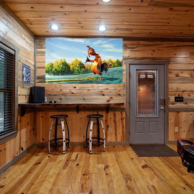 Курица Джо Гобелен Уличный Сад Куриный Флаг Настенное Искусство Декор Декоративный Курица Цзе Настенный Гобелен Спальня Домашний Декор 90X150см