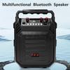 5.25 Inch Guitar Amplifier Speaker Rechargeable Portable Bluetooth Outdoor Ukulele Keyboard Piano Sax Practice Playback 3600mA
