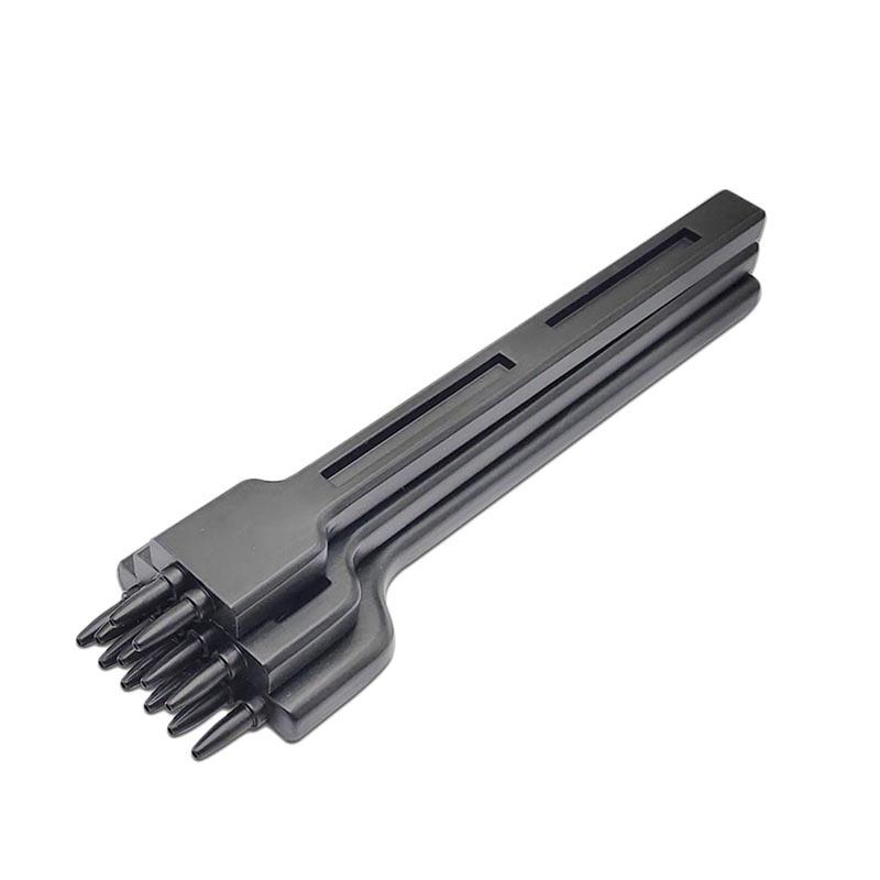4/5/6mm DIY Hole Punches Lacing Stitching Leather Craft Tools Durable Black Portable New 2/4/6 Prong