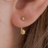 OVLA dots flower earring_two way JE020