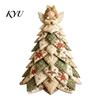 Festive DIY Projects for Holidays Quilted Fabric Christmas Tree Craft Kit, Vintage Patchwork Sewing Set Kits Adults Tabletop Decor, Handmade