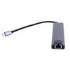 Тип C концентратор 8 портов высокоскоростной 4K UHD RJ45 порт цинковый сплав Plug and Play док-станция типа C для