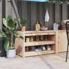 VidaXL Outdoor Kitchen Cabinet 106x55x64 Cm Solid Pine Wood 832333