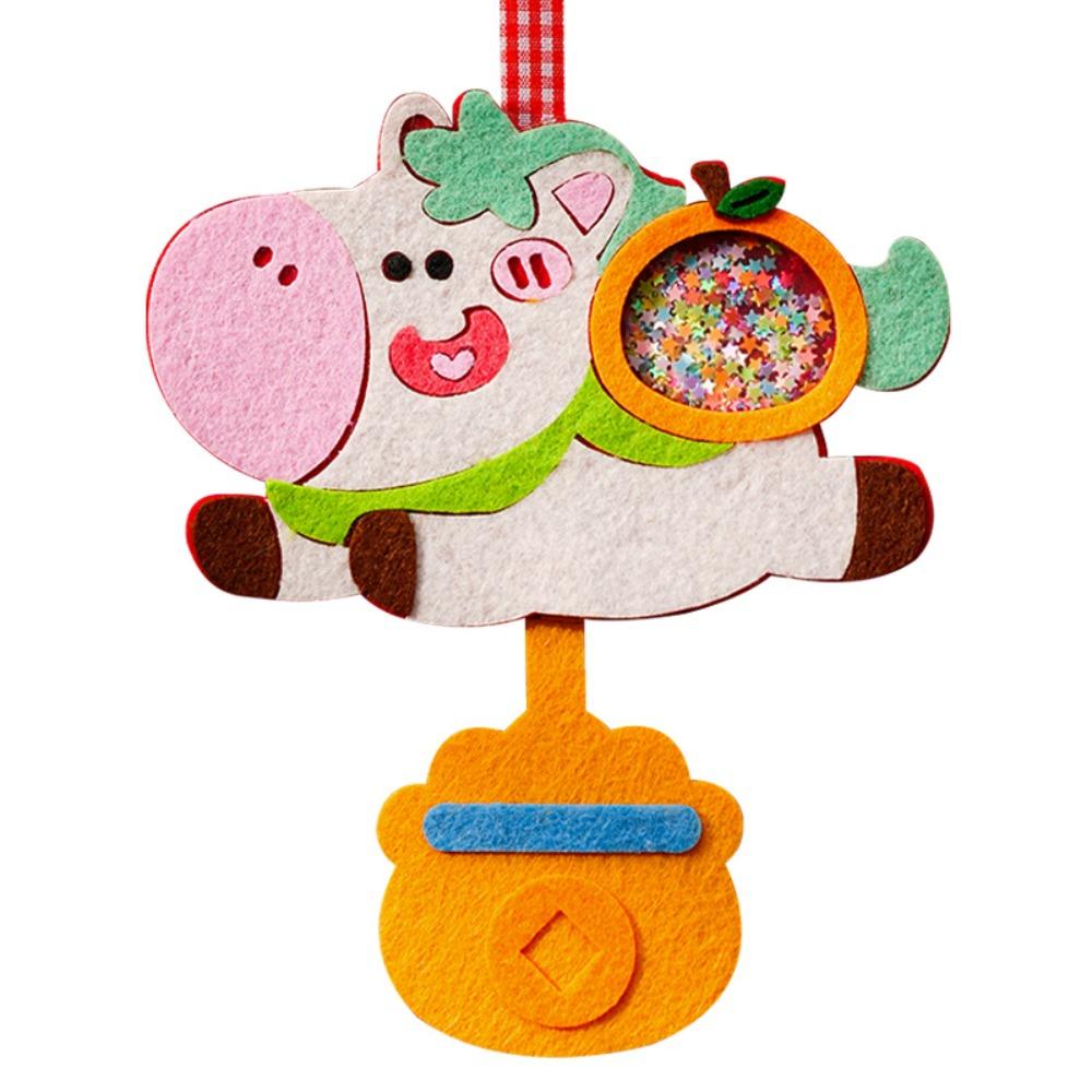 Cartoon Horse Year Decoration Exquisite DIY Spring Festival Pendants Traditional Blessing Lucky Character Pendant