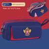 New Style Oxford Pencil Case British Wind Primary School Students' Stationery Storage Unisex Large Capacity Nylon Lining