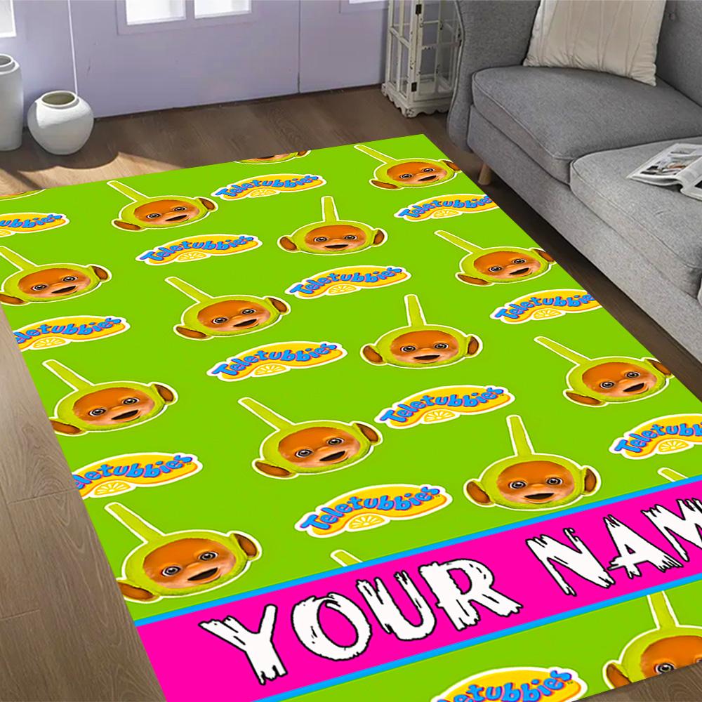 Green Alien Adventure Personalized Name Carpet Design for Outdoor Hallway Dining Room Kitchen Anti-slip Rug Decorate Offices