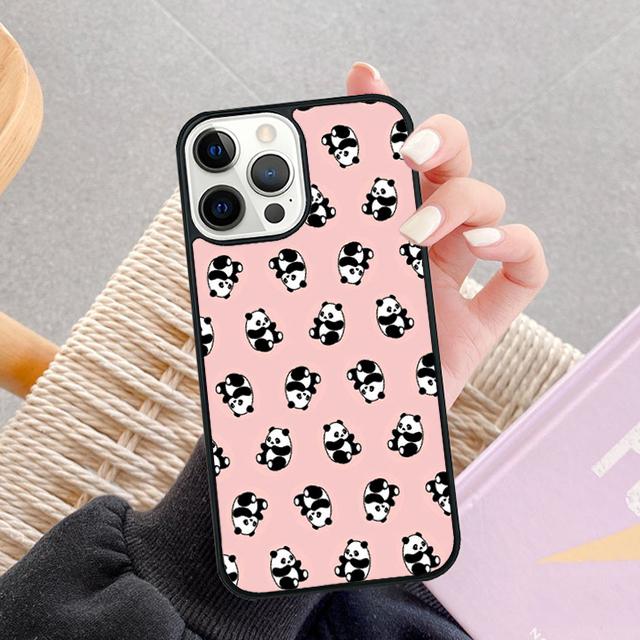 Милый Мультяшный Чехол-Панда для Apple iPhone 17 Air Pro Max Plus Coque Для iPhone 17 Air 14 15 16 13 12 Max Чехол