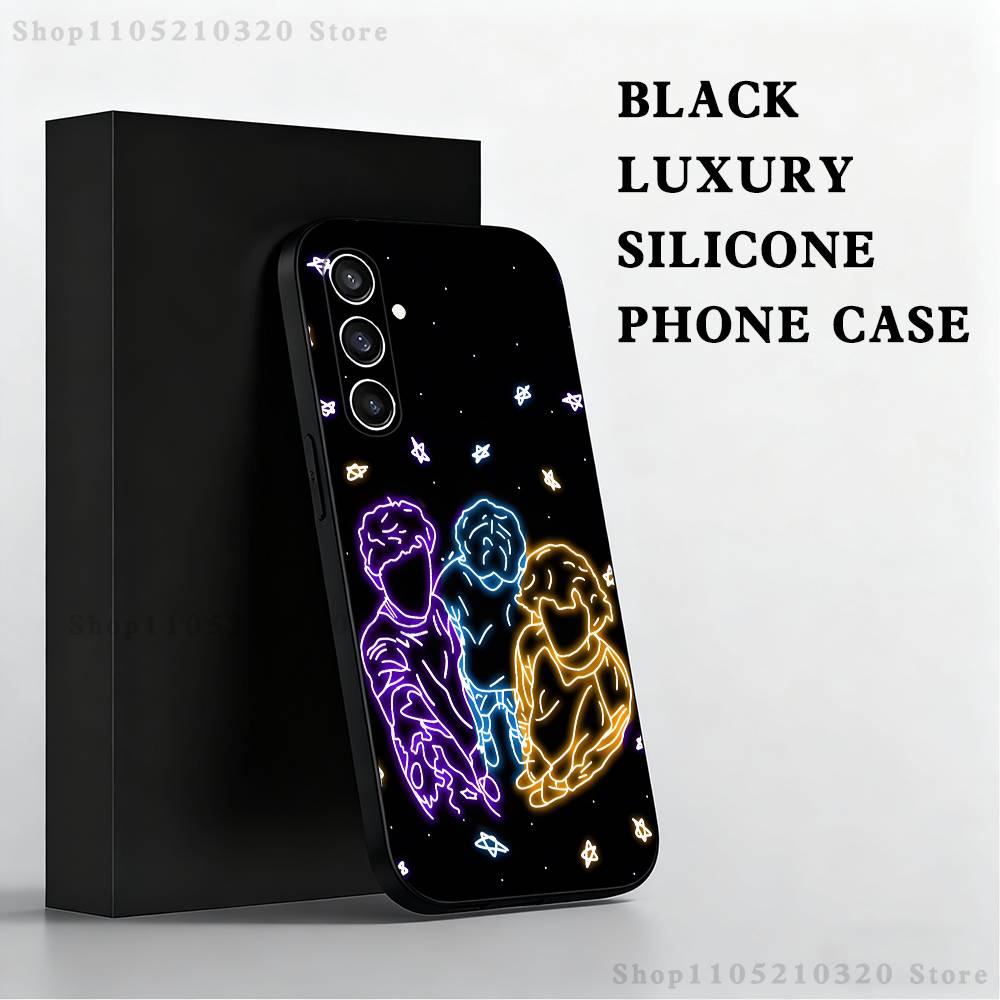 S-Sturniolo Triplets Phone Case For Samsung S 25,24,23,22,30,21,10,9,Ultra,Plus,Lite,FE,4,5 G Black Soft Case