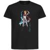 Unisex T-shirt Black T-Shirt - Black Jersey - Genshin Impact - Childe Tartaglia-