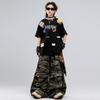 Kids Hip Hop Dance Outfit Set Boys Girls Street Performance Short Sleeve Cotton Costume