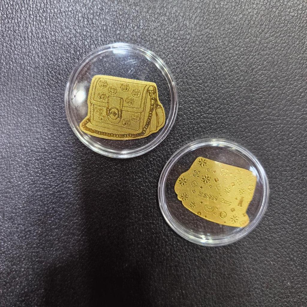 Pure Gold Diamond God of Wealth Pendant with Mobile Phone Sticker - Hot Selling Gift