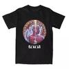 Рок Панк Хэви Метал Принт Узор Короткий Рукав Ретро Спортивный Уличный Стиль Принт Футболка Повседневная Свободная Хлопковая Майка Унисекс