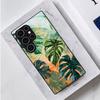 Чехол для телефона с принтом тропических зеленых растений для Samsung Galaxy Galaxy S26 S25 S24 S23 Ultra S22 Ultra S20 Ultra 56 A72 A73 5G