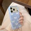 Новый Синий галстук-бабочка Магнитный чехол для телефона Для iPhone 16 Pro 15 14 Pro Max 15 Promax Чехол Для Magsafe Подставка Ударопрочные чехлы Девочка