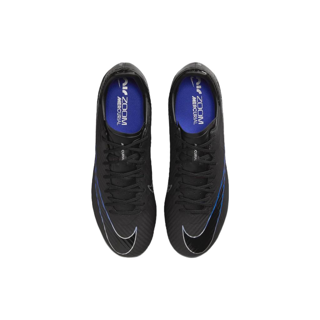Nike Mercurial Vapor 15 Низкие Шнуровка Стабильность Удобные HG Футбольные Бутсы Мужские Футбольные Бутсы Черные DJ5632-040