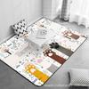Милый мультяшный ковер для детской комнаты с противоскользящим покрытием: Идеально для спален, гостиных или детских садов.