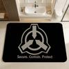 Игровые коврики SCP F-Foundation Противоскользящие Впитывающие воду Длинные полоски Подушки Коврик для спальни Бытовые ковры