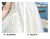 Summer White Patchwork Mesh Dress for Girls
