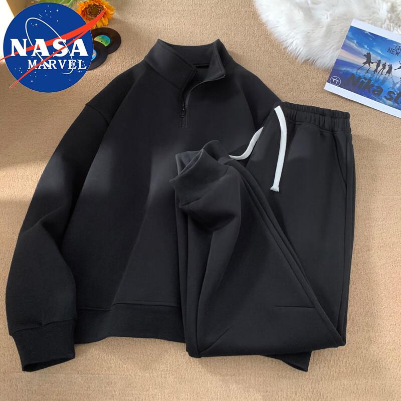 Мужской спортивный комплект худи и спортивных штанов NASA MARVEL