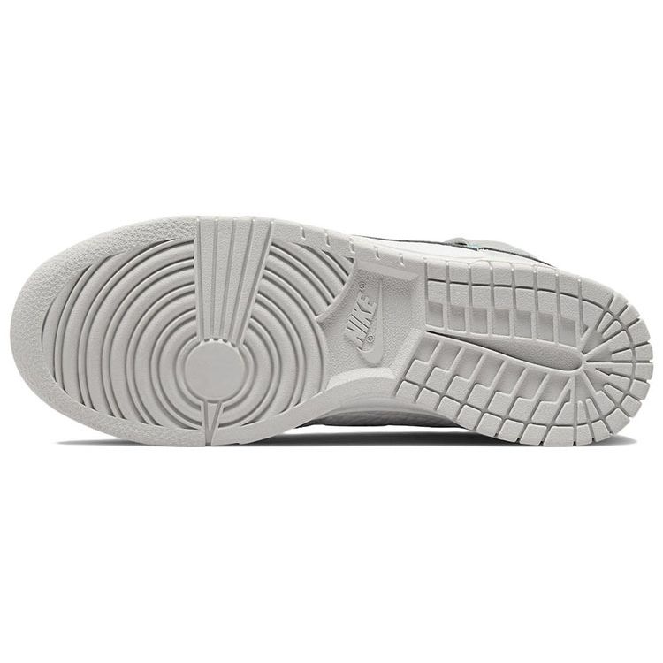 Nike Женские кроссовки Dunk High FLS White Summit-White Grey-Fog DR7855-100