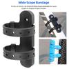 Wide Scope Bicycle Water Kettle Mount Adaptor Elastic Silicone Gel Bandage Bottle Cage Strap Seatpost Fork Frame Install 6