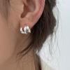 Серьги-кресты из серебра 925 пробы с золотыми линиями, винтажные, для женщин, модные серьги, бижутерия, предотвращают аллергию, аксессуары для вечеринок, G