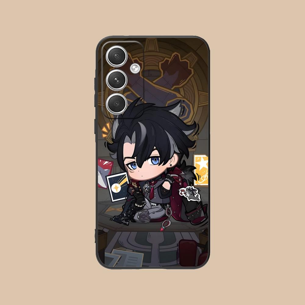 Игровой матовый чехол для мобильного телефона GI Wriothesley для Samsung Galaxy S26 S25 S24 S23 S22 S21 S20 Note20 Plus FE Ultra Цветная крышка
