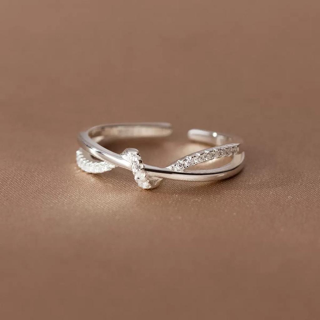 Xiaomi BF CLUB 925 Sterling Silver Ring For Women Jewelry Shinning Stars Open Vintage Handmade Ring Allergy For Party Birthday Gift