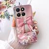 For Honor 400 Smart 5G Case LGN-NX1 Luxury Flowers Butterfly Painted Cover Silicone Case For Honor X7d X 7d HonorX7d Soft Fundas