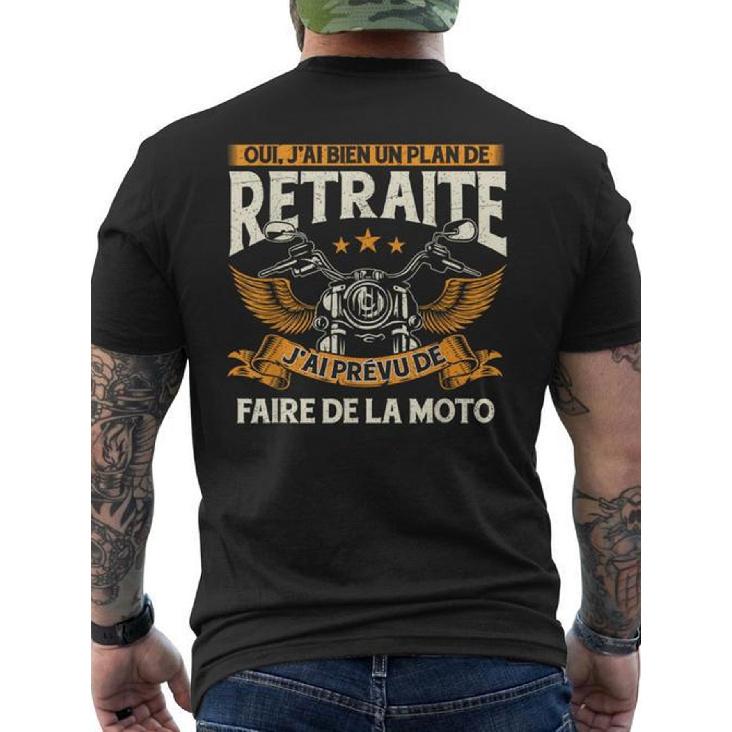 I Do Have A Biker Retirement Plan Motorcycle Motorcycling T-Shirt Printed On Back - Men'S T-Shirt - 100% - Crew Neck - Comfortable And Breathable