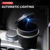Portable LED Automatic Blue Light Indicator Ashtray Car Accessories For Volkswagen VW 4 Motion MTM Touareg Passat Polo Jetta MK4