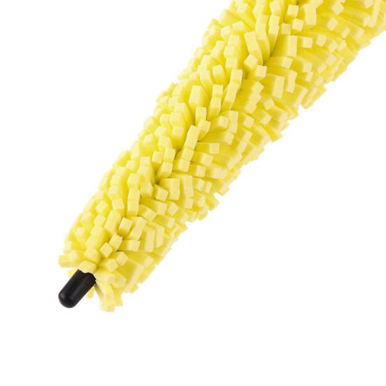 Щетка для колес автомобиля, практичная ручка, желтая губка, щетка для чистки обода шины, инструмент